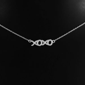 XOXO necklace in SIlver